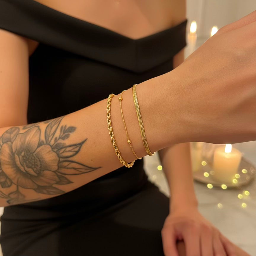 Negros: klasyczna, płaska bransoletka