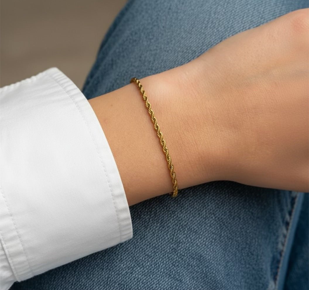 Bohol: bransoletka o marynarskim splocie - Pearlippines Biżuteria