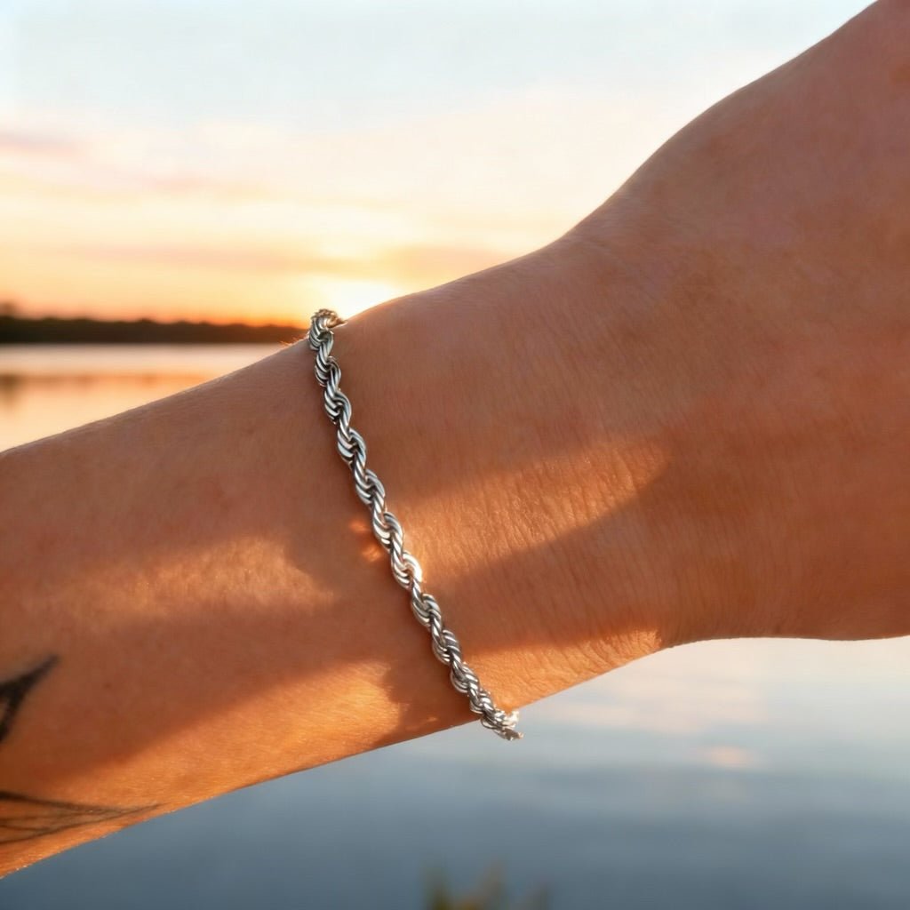 Bohol: bransoletka o marynarskim splocie - Pearlippines Biżuteria