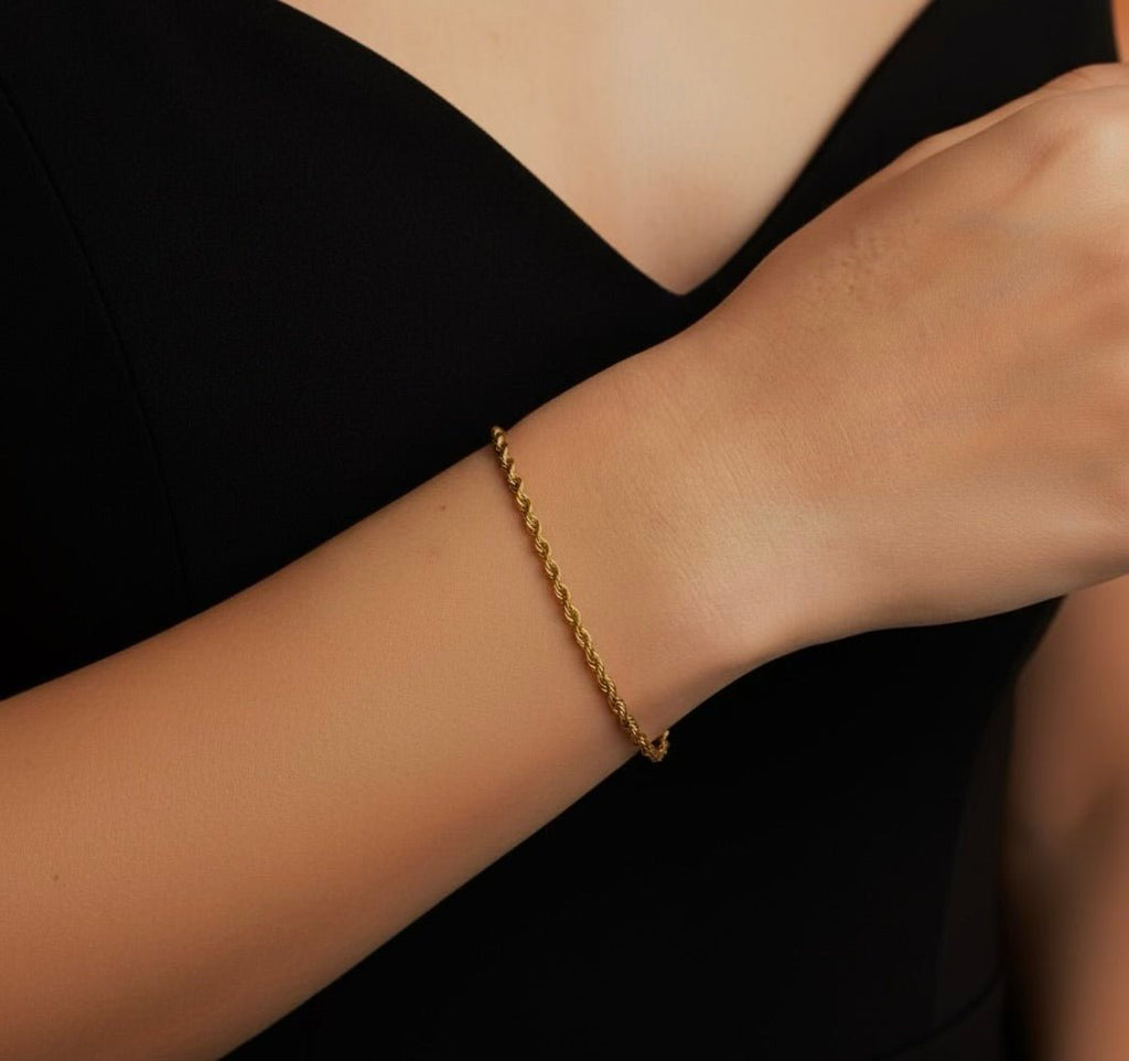 Bohol: bransoletka o marynarskim splocie - Pearlippines Biżuteria