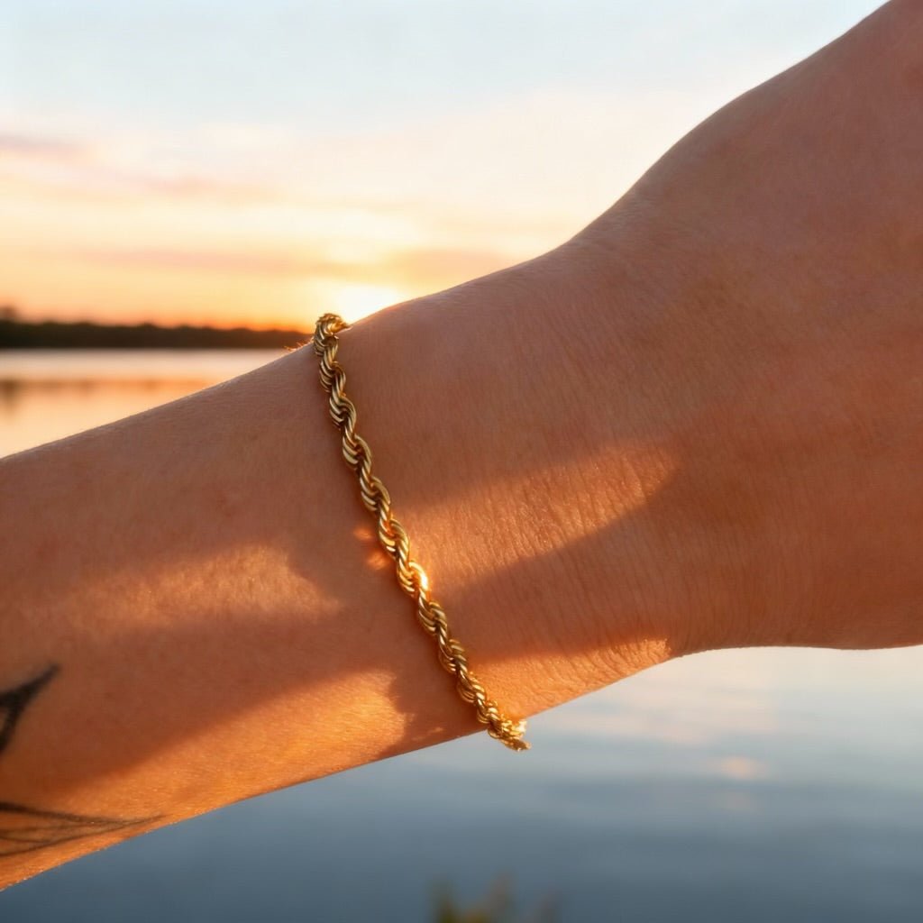 Bohol: bransoletka o marynarskim splocie - Pearlippines Biżuteria