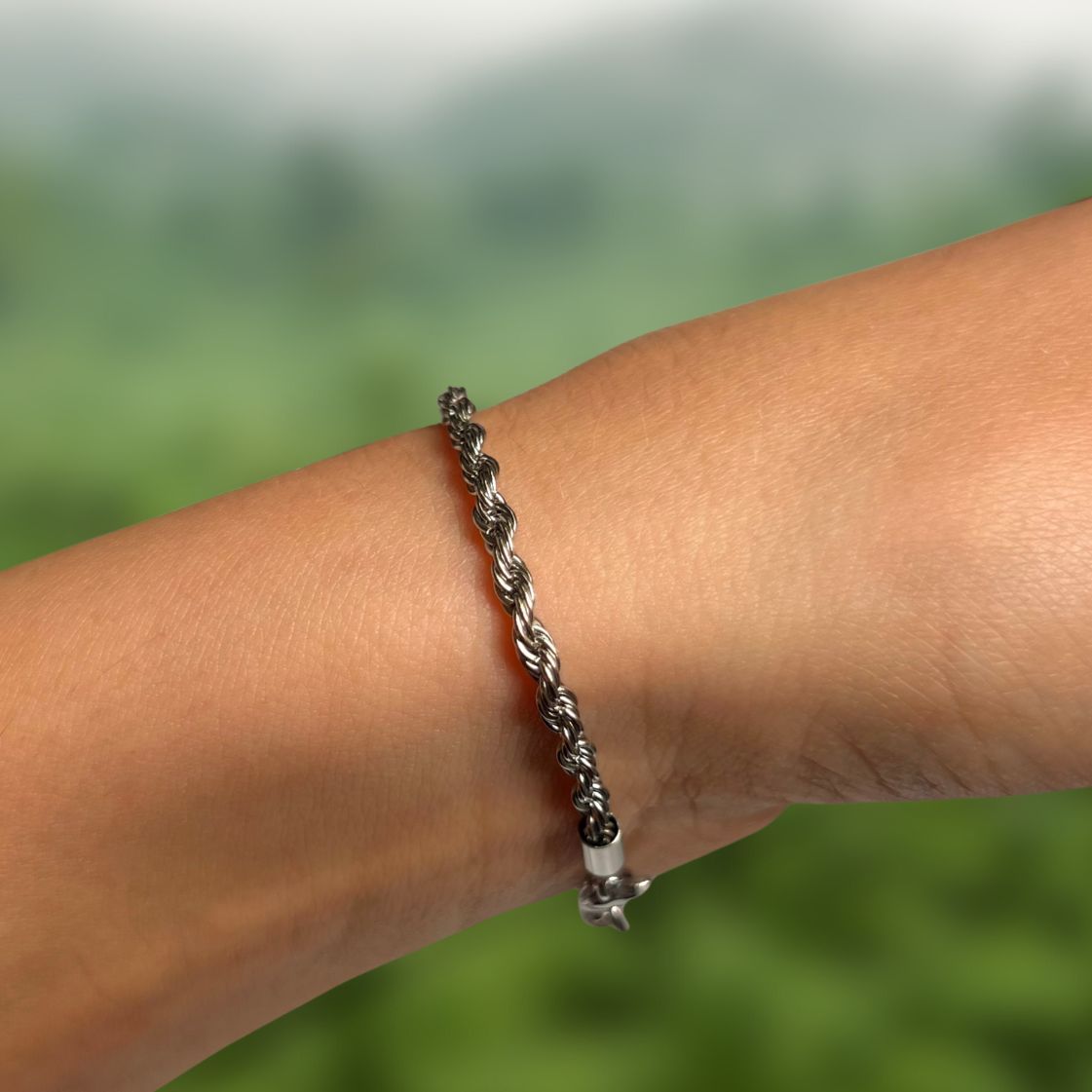 Bohol: złota bransoletka o marynarskim splocie - Pearlippines Biżuteria