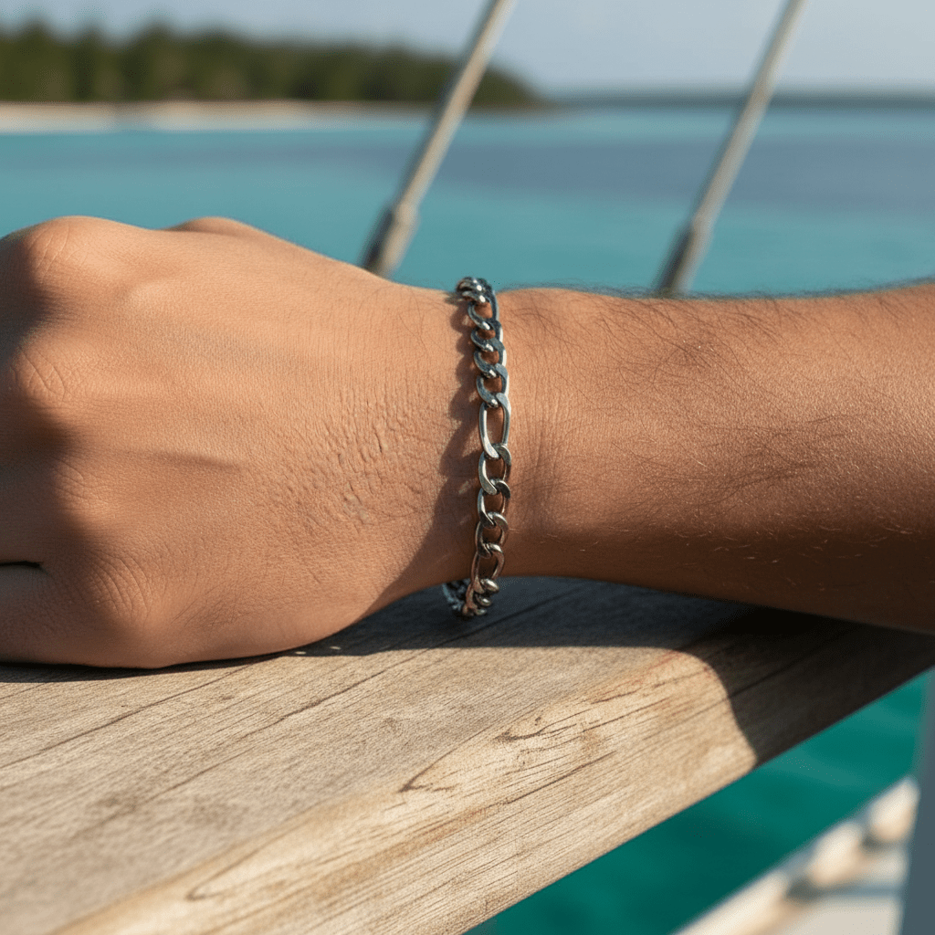 Bold Manila: ponadczasowa męska bransoletka - Pearlippines Biżuteria