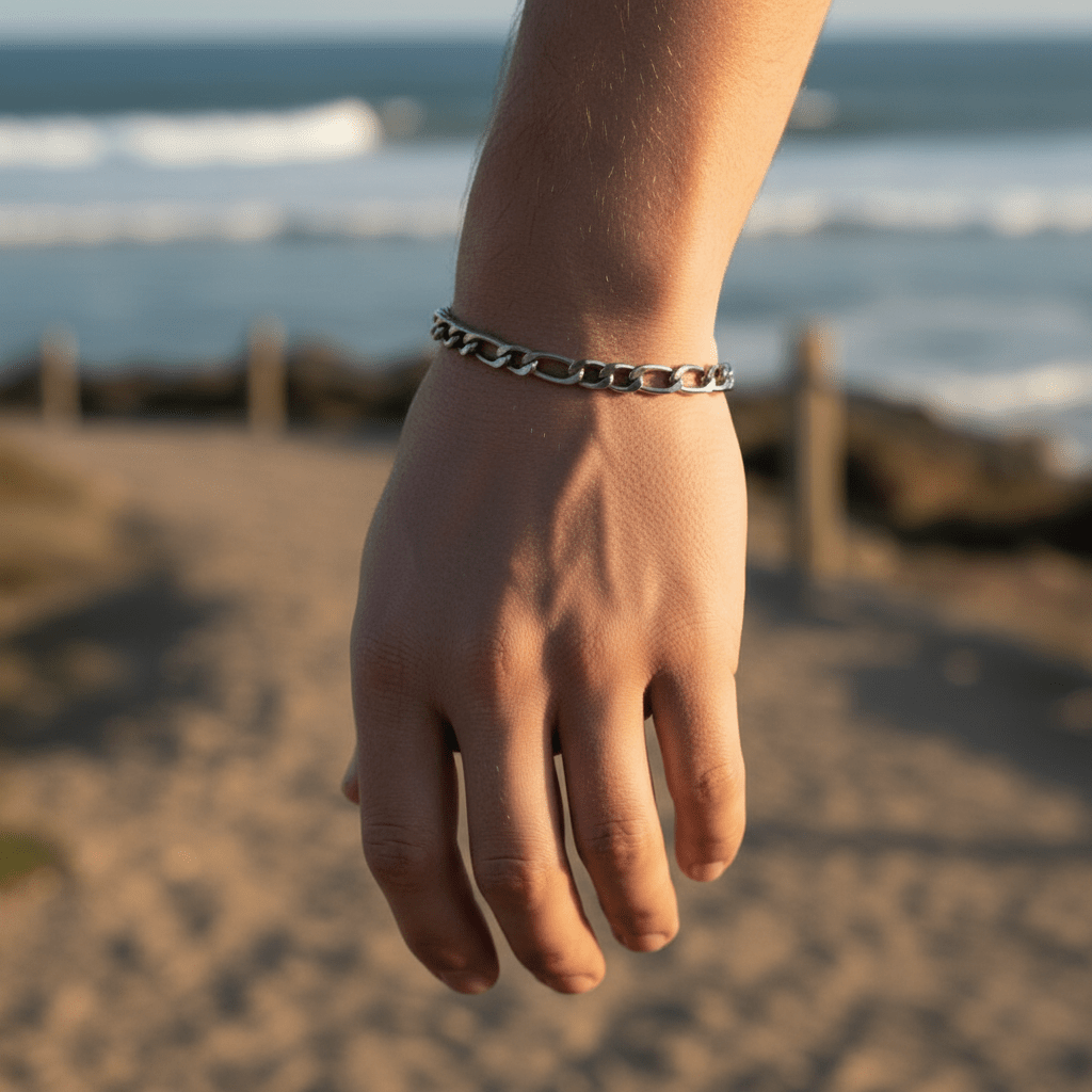 Bold Manila: ponadczasowa męska bransoletka - Pearlippines Biżuteria