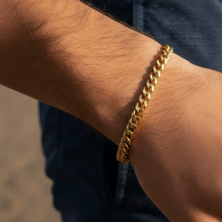 Bold: Mocna męska bransoletka ze stali - Pearlippines Biżuteria