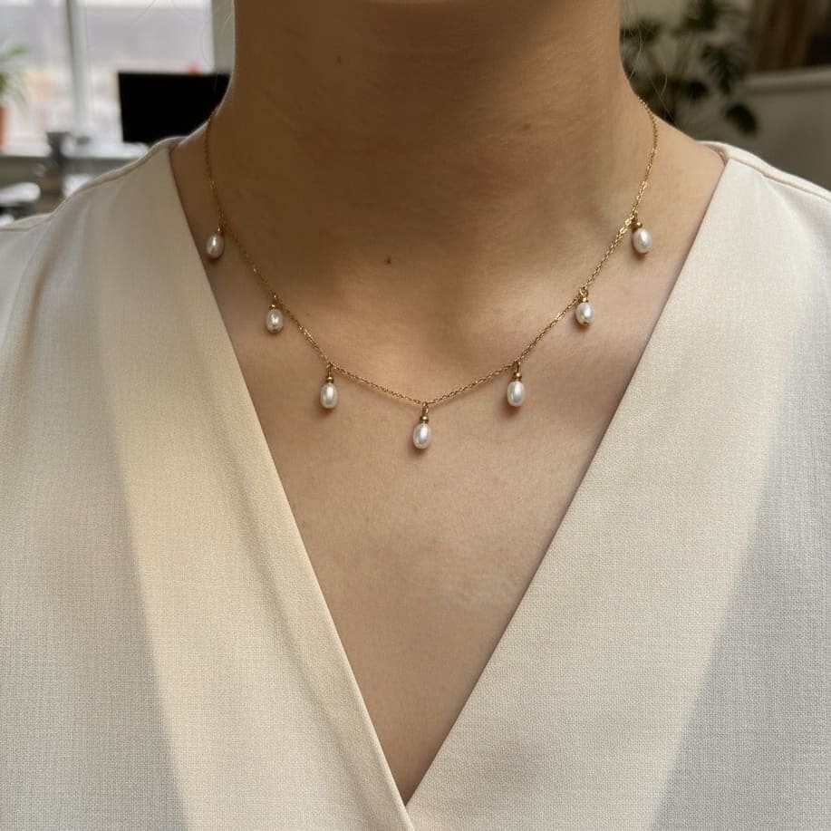 Borromea: naszyjnik z perłowymi koralikami - Pearlippines Biżuteria