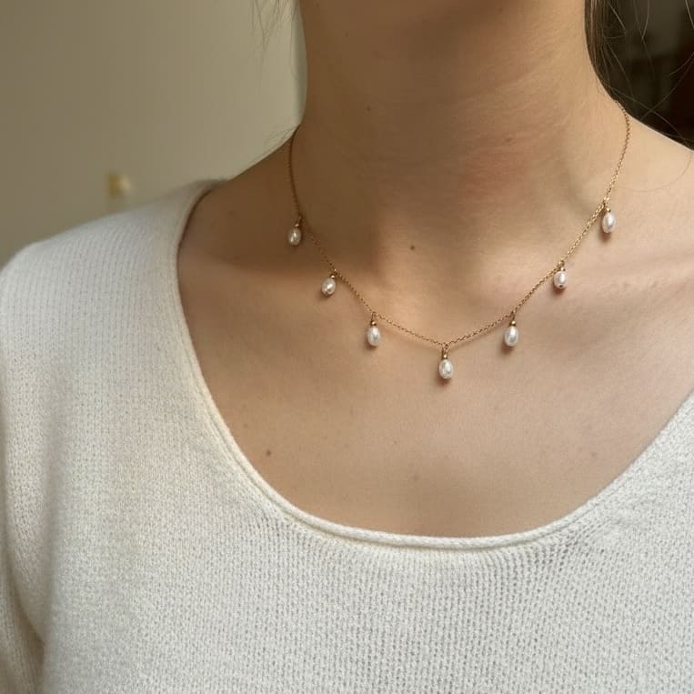 Borromea: naszyjnik z perłowymi koralikami - Pearlippines Biżuteria