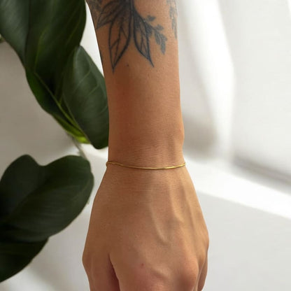 Cienka minimalistyczna bransoletka - Pearlippines Biżuteria