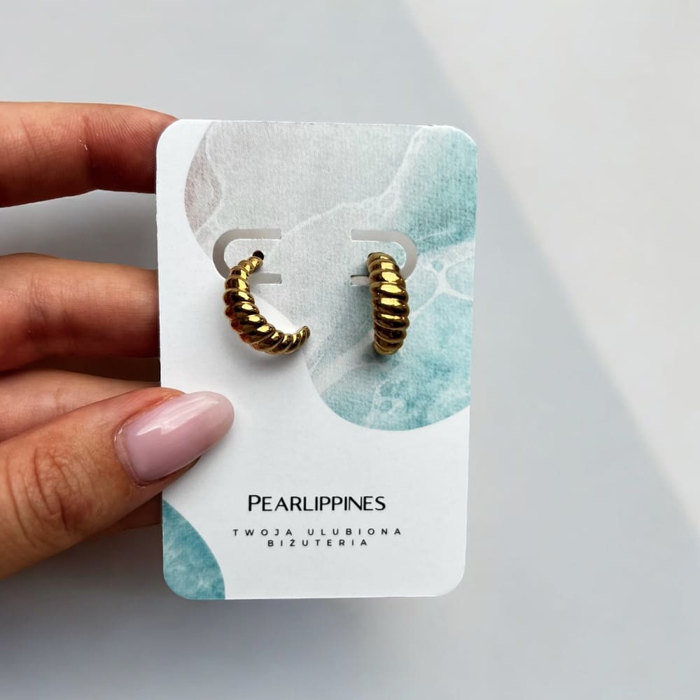 Cocoro: drobne eleganckie kolczyki - Pearlippines Biżuteria