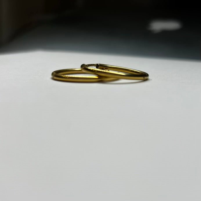 Daily Hoops: średniej wielkości kolczyki koła kolczyki kółka - Pearlippines Biżuteria