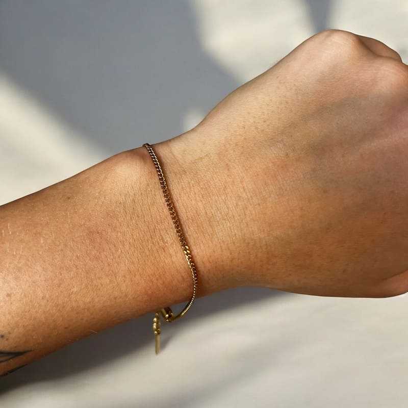 Delikatna minimalistyczna bransoletka - Pearlippines Biżuteria
