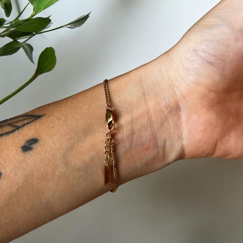 Delikatna minimalistyczna bransoletka - Pearlippines Biżuteria