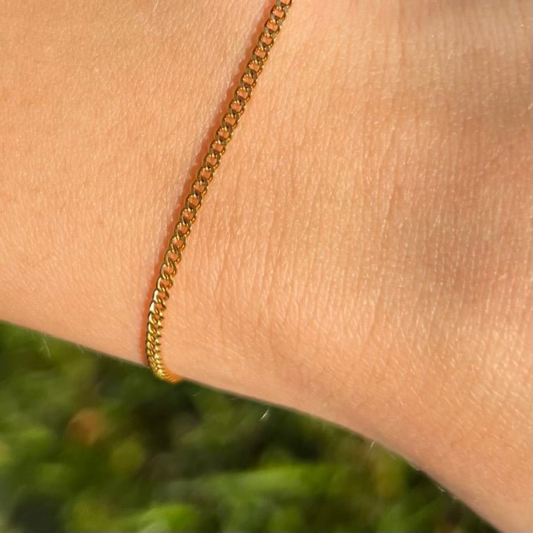 Delikatna minimalistyczna bransoletka - Pearlippines Biżuteria