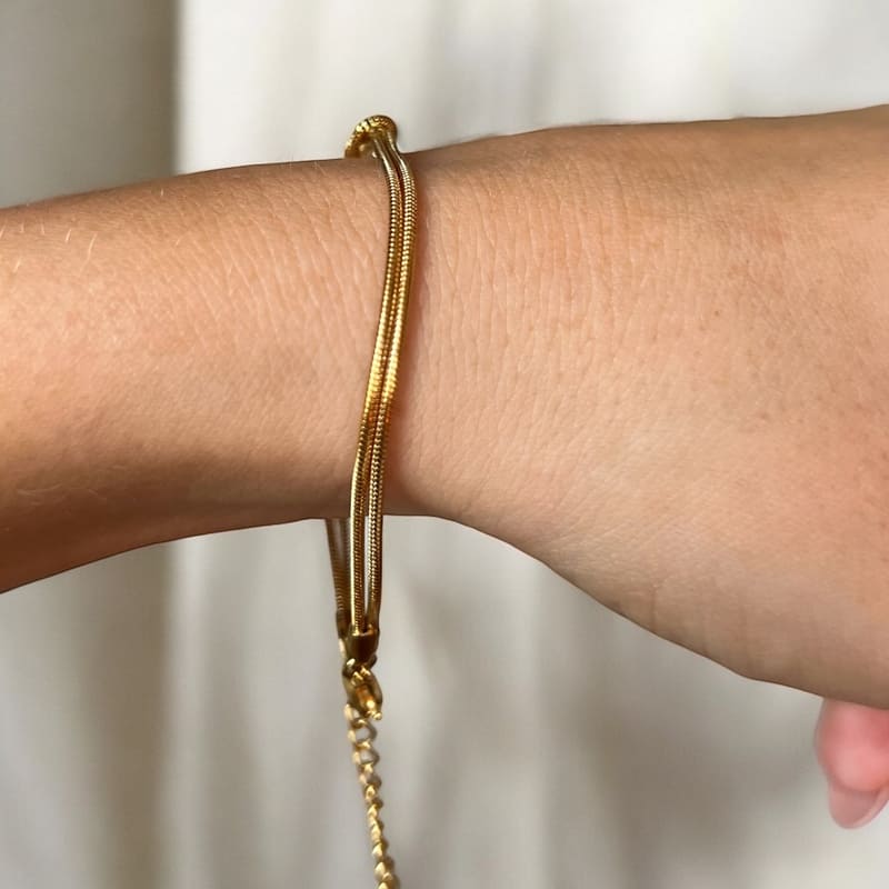 Elegancka bransoletka z supełkiem - Pearlippines Biżuteria