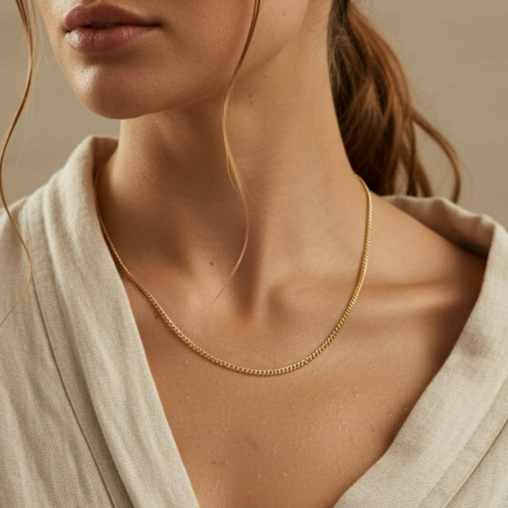 Golden Link: cienki i mocny złoty łańcuszek - Pearlippines Biżuteria