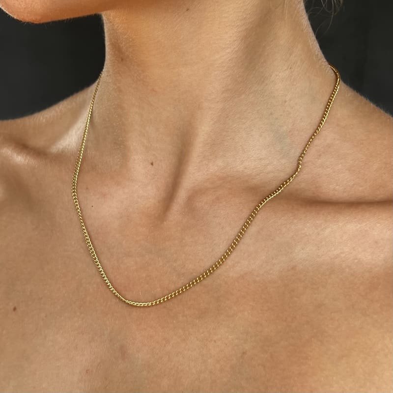 Golden Link: cienki i mocny złoty łańcuszek - Pearlippines Biżuteria