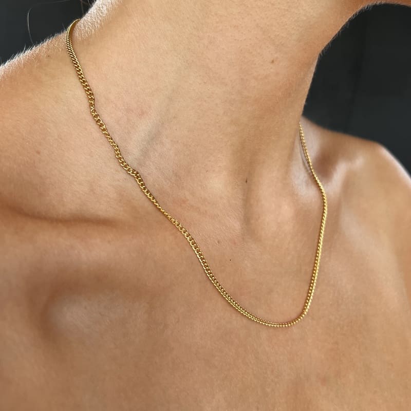 Golden Link: cienki i mocny złoty łańcuszek - Pearlippines Biżuteria