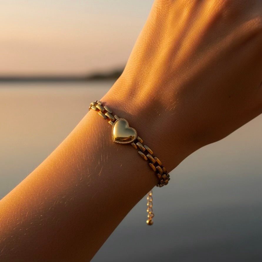 Heartbeat: Mocna bransoletka z motywem serca - Pearlippines Biżuteria