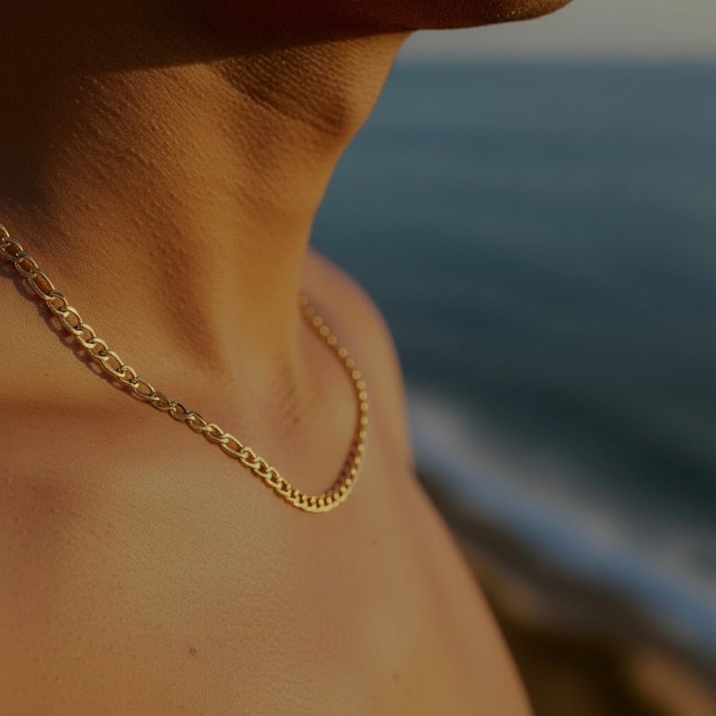 Man Manila: męski łańcuszek o ponadczasowym splocie - Pearlippines Biżuteria