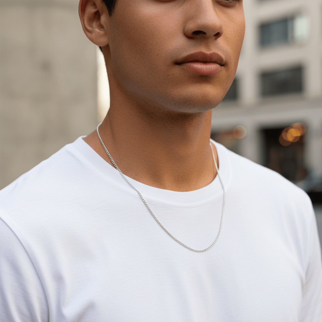 Manhood: męski minimalistyczny łańcuszek - Pearlippines Biżuteria