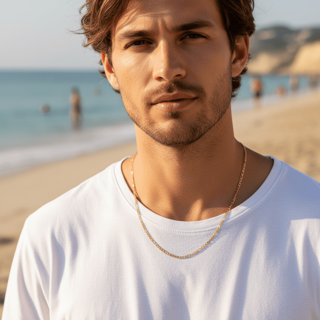 Manila: łańcuszek o mocnym splocie - Pearlippines Biżuteria