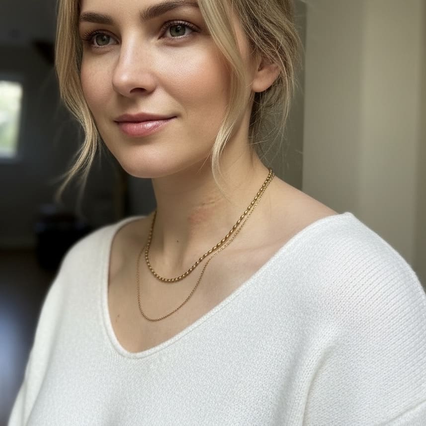 Nala Duo: podwójny naszyjnik z uroczymi koralikami - Pearlippines Biżuteria