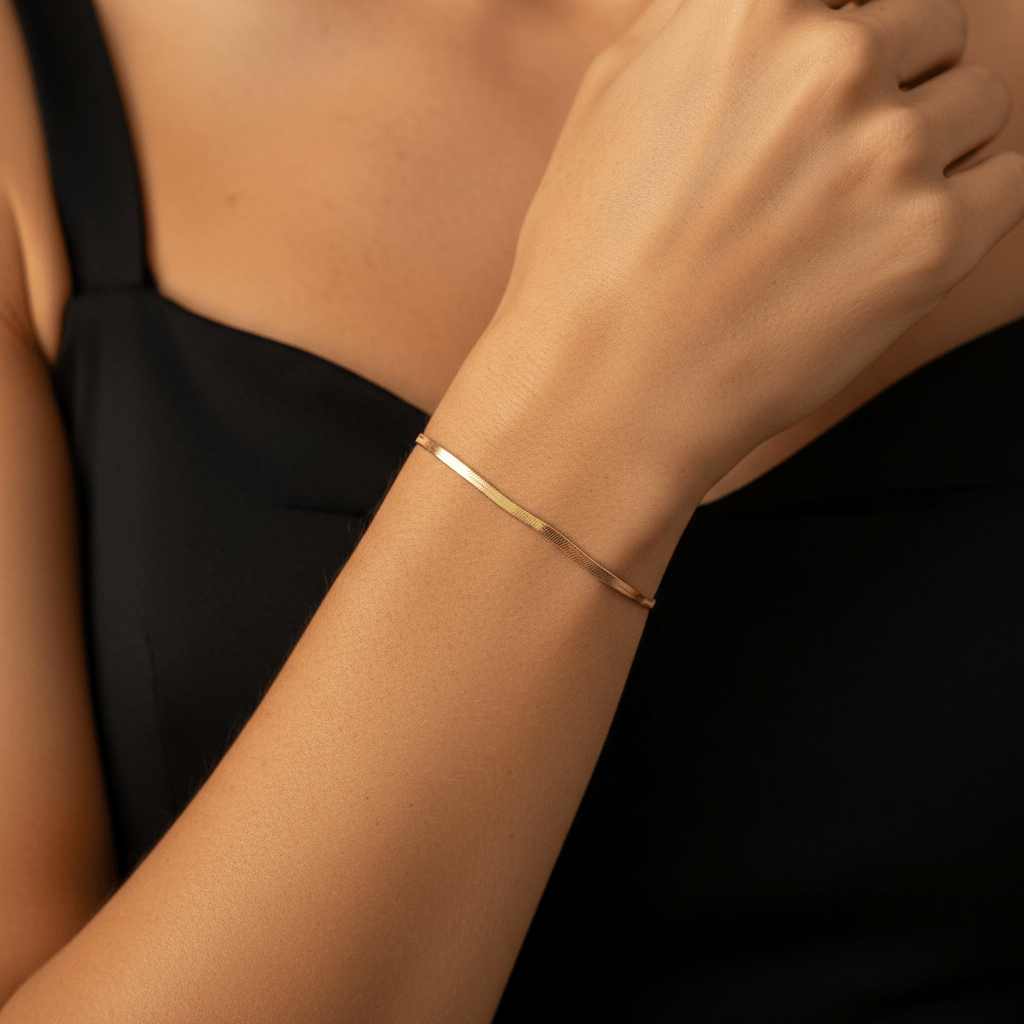 Negros Slim: klasyczna, płaska bransoletka - Pearlippines Biżuteria