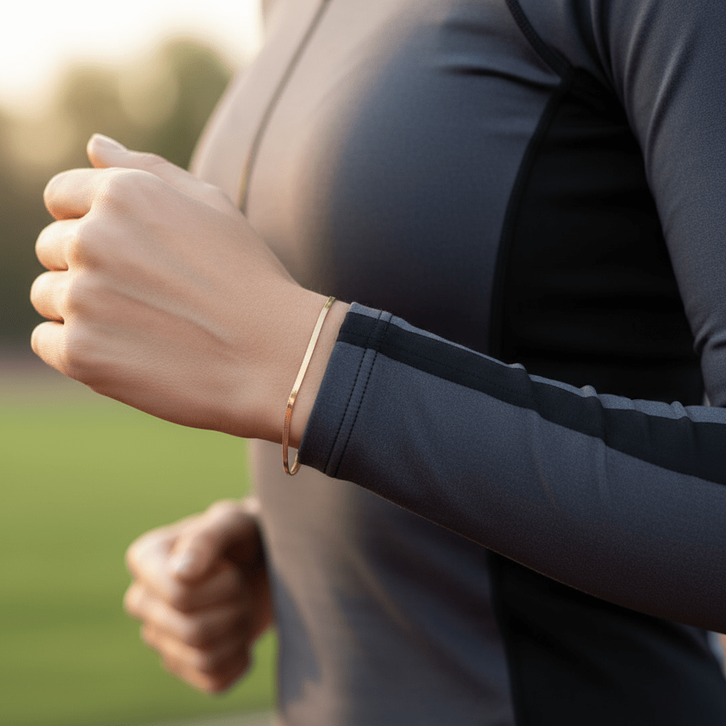 Negros Slim: klasyczna, płaska bransoletka - Pearlippines Biżuteria