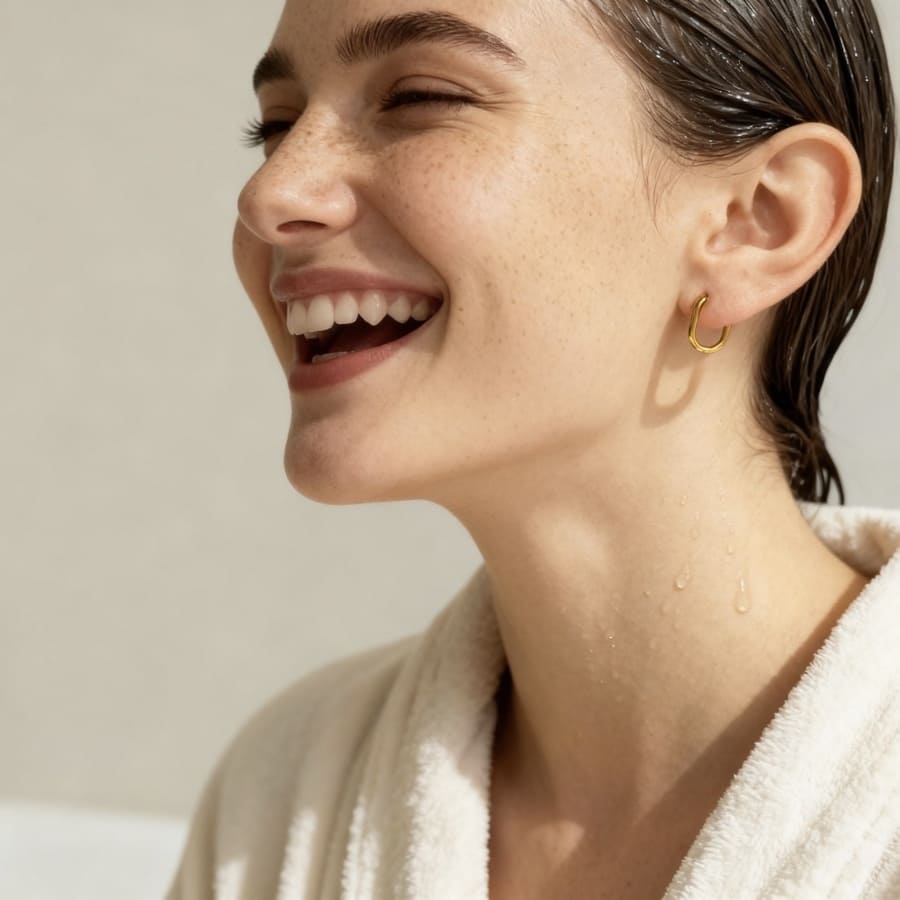 Palawan: delikatne kolczyki idealne do pracy - Pearlippines Biżuteria