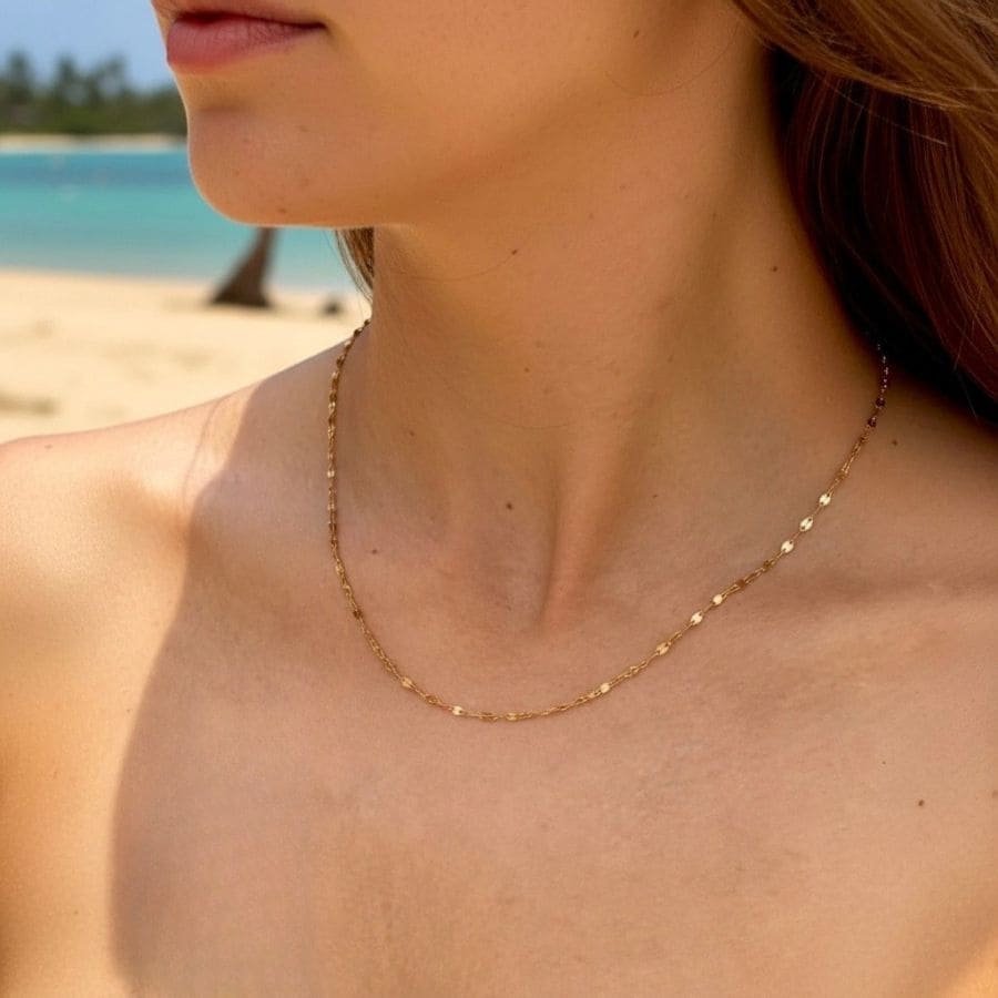 Panay: najdelikatniejszy naszyjnik z drobnymi ogniwkami - Pearlippines Biżuteria