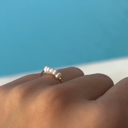 Pearlippines: uroczy pierścionek z naturalnymi perłami - Pearlippines Biżuteria