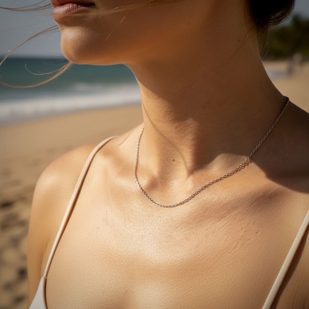 Siargao Chain: delikatny łańcuszek klasyczny - Pearlippines Biżuteria