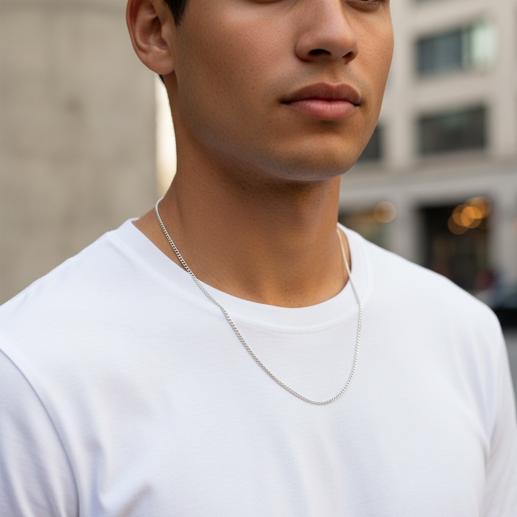 Manhood: męski minimalistyczny łańcuszek