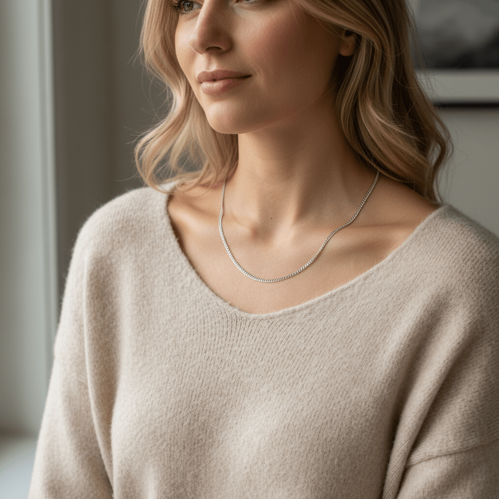 Silver Link: cienki i mocny srebrny łańcuszek - Pearlippines Biżuteria