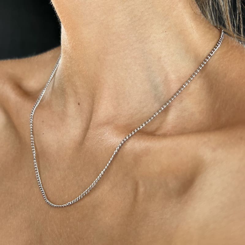 Silver Link: cienki i mocny srebrny łańcuszek - Pearlippines Biżuteria