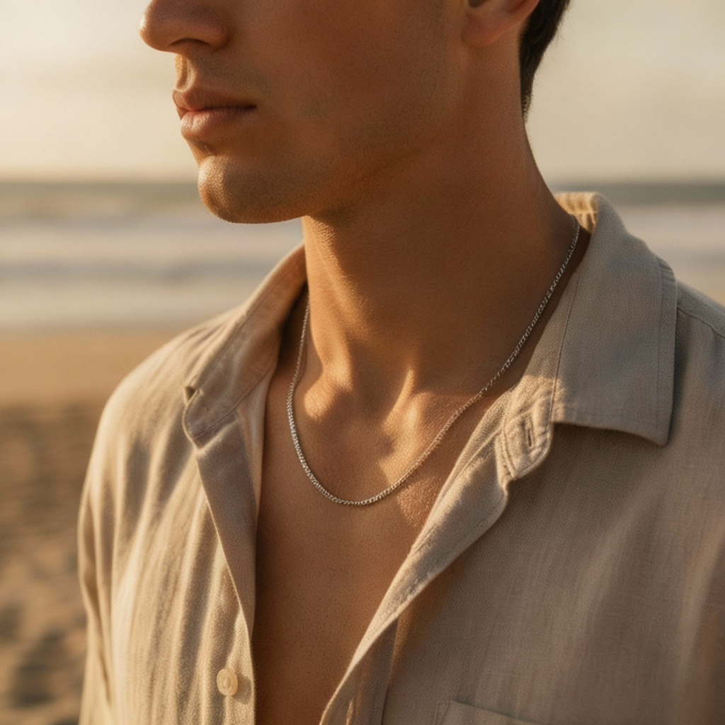 Manhood: męski minimalistyczny łańcuszek