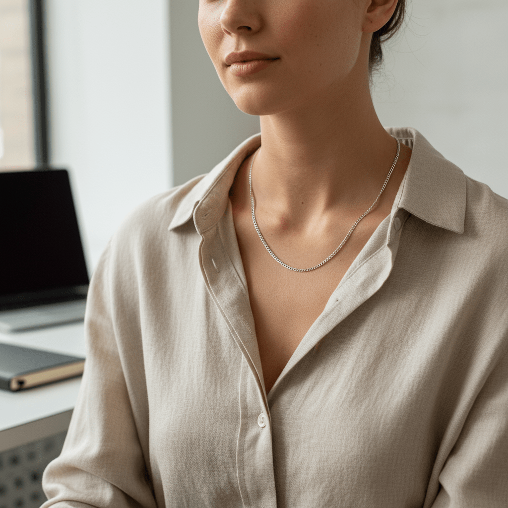 Silver Link: cienki i mocny srebrny łańcuszek - Pearlippines Biżuteria