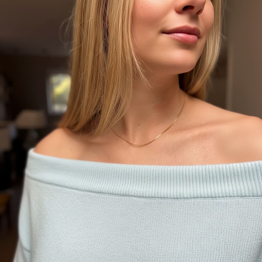 Simple: minimalistyczny cienki naszyjnik łańcuszek - Pearlippines Biżuteria