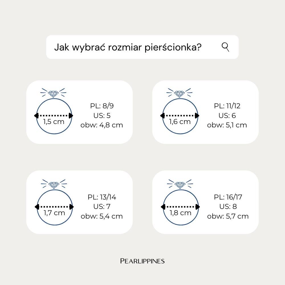 Square Link: srebrny pierścionek z geometrycznych kwadratów - Pearlippines Biżuteria
