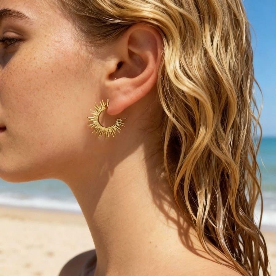 Sunny: słoneczne kolczyki - Pearlippines Biżuteria