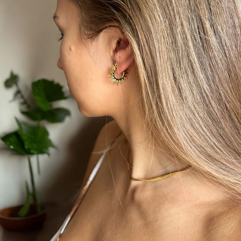 Sunny: słoneczne kolczyki - Pearlippines Biżuteria