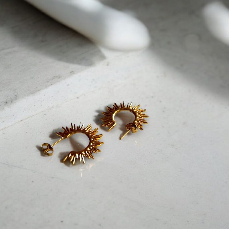 Sunny: słoneczne kolczyki - Pearlippines Biżuteria