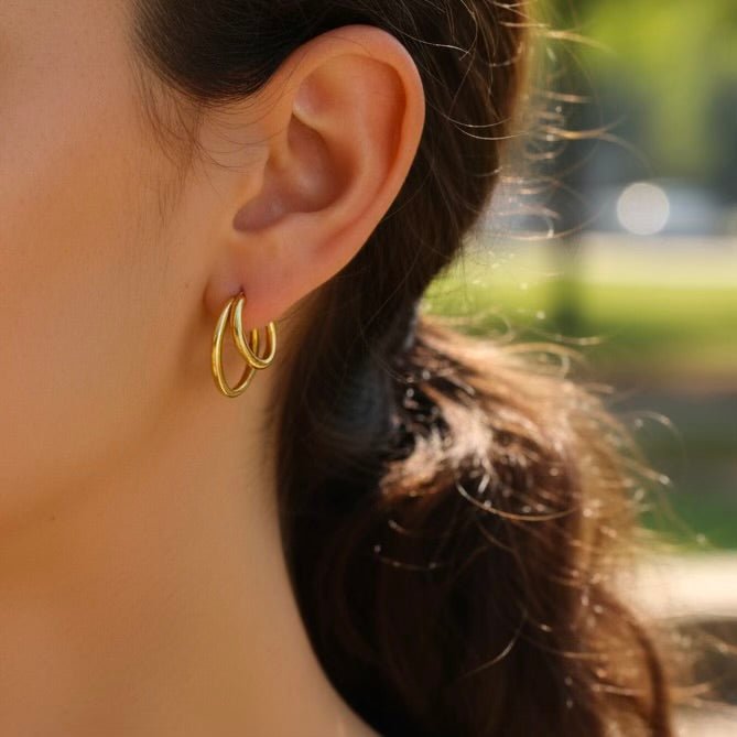 Tawi - Tawi: Błyskotliwie podwójne kółka - Pearlippines Biżuteria