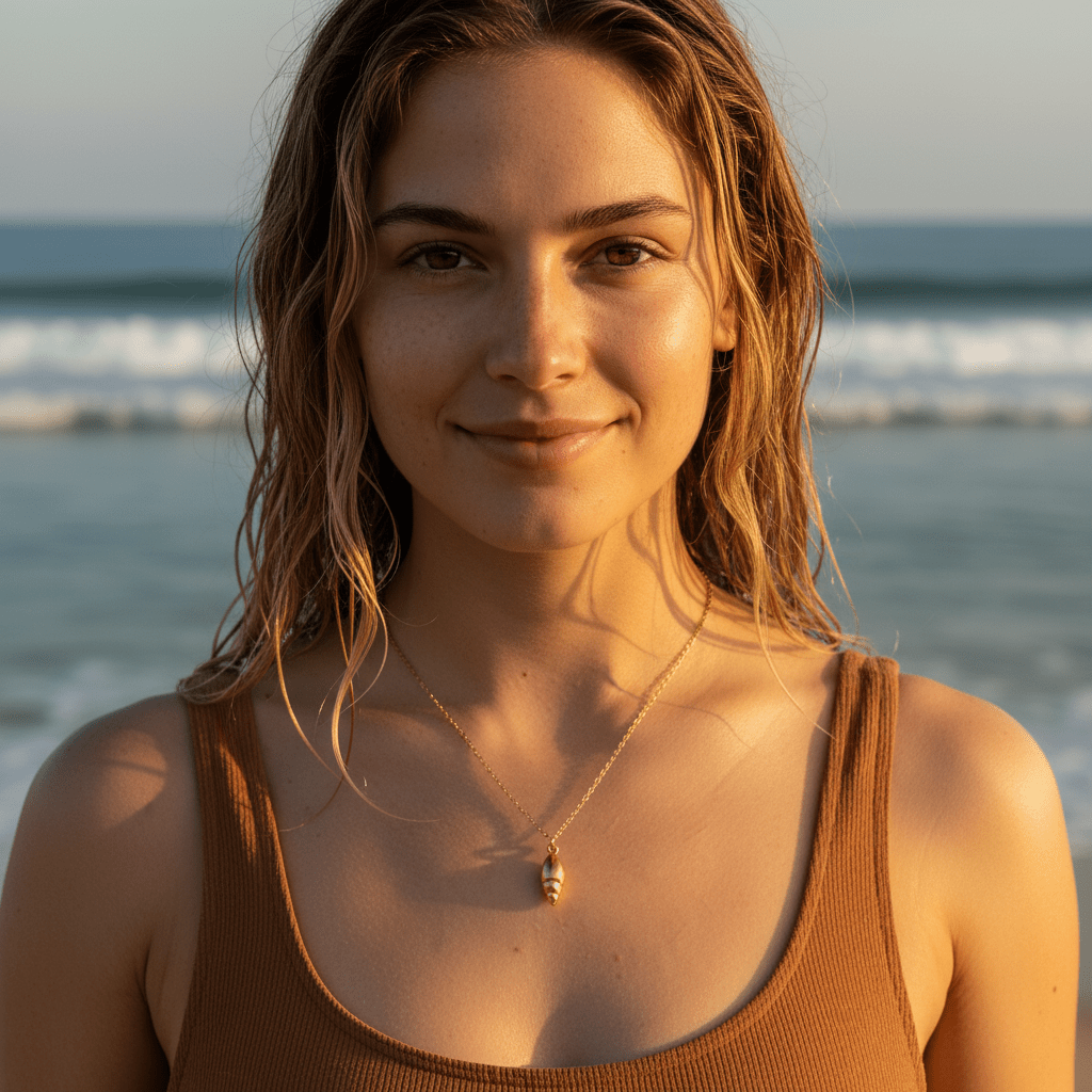 Trumpet Shell: naszyjnik z muszlą trąbkową - Pearlippines Biżuteria